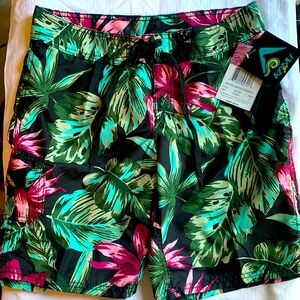 NWT Kanu Surf Floral Boardshorts- Sz 6